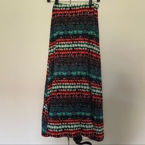Colorful Boho Maxi Skirt